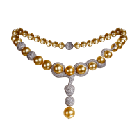 Ожерелье от buzzard с натуральным морским жемчугом