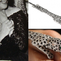 Сверкающий браслет в форме хищного леопарда от ювелирного дома Cartier, созданный  специально для Уоллис Симпсон