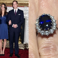 В 2010 году сын Дианы и Чарльза – Уильям – преподнес это кольцо Кейт Миддлтон, будущей герцогине Кембриджской. Сейчас помолвочное кольцо Кейт оценивается в 430 000 долларов, его цена с момента покупки в 1981 году возросла в 10 раз.