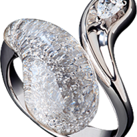 Кольцо Ice Dew с бриллиантами от buzzard