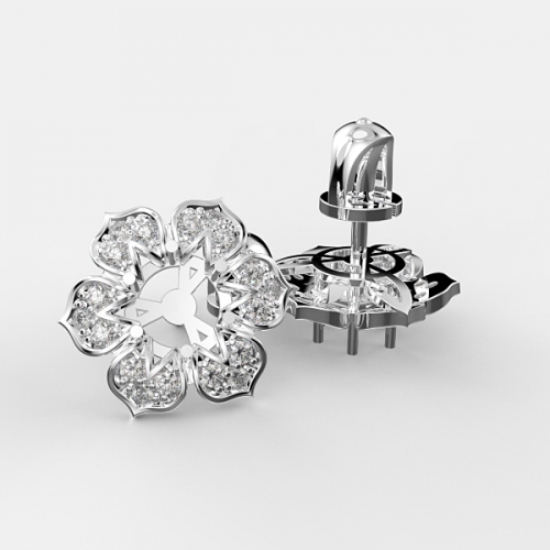 Оправа с бриллиантами для пусет PS3